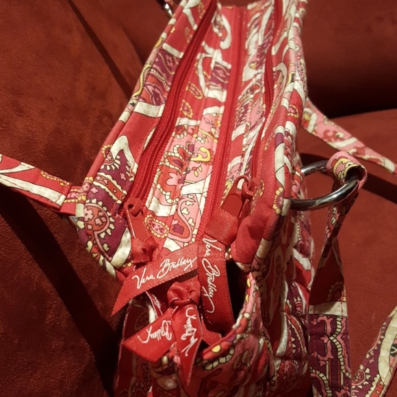 Vera Bradley red paisley purse - Picture 3 of 8
